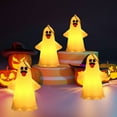 thumbnail image 6 of Diceymbol Mini Ghost Lantern for Halloween Small 4.25" Light-Up Decor, Friendly & Playful Spooky Lamp for Home or Party, 6 of 6