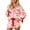 Pink%GC100, variant on SJLDQY Valentines Women's Pajamas Set 2 Peice Pjs Set for Women Valentine's Day Bowknot Graphic Long Sleeve Pajama Tops Pants Soft Comfy Homewear Sleepwear Outfits