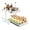 White, variant on 2 Tiers Expandable Pull-out Cabinet Organizer, Slide Out Drawers for Cabinets White