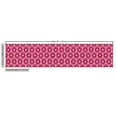 thumbnail image 2 of Ethnic Fabric by the Yard Upholstery, Repetitive Pattern with Ogee Motif in Colors, Decorative Fabric for DIY and Home Accents, Pink Dark Magenta by Ambesonne, 2 of 4