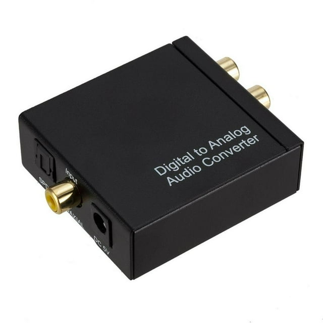 MesaSe Digital Coaxial Analog Audio Converter 3.5mm Audio Analog Converter Amplifier Speaker