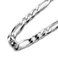 thumbnail image 2 of Men's Sterling Silver 6mm Italian Solid Figaro Link Chain Necklace (7"~30" Inch), 2 of 2