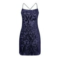 thumbnail image 4 of DAFEI Sequin Homecoming Dresses Short Sparkly Tight Mini Formal Evening Cocktail Gowns with Slit, 4 of 5