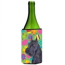 Carolines Treasures  Schnauzer Easter Eggtravaganza Wine bottle sleeve Hugger