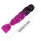 thumbnail image 3 of Fiudx Extensiones de Cabello Trenzado de 24 Pulgadas, Fibra Sintética de Alta Temperatura, Cabello Trenzado Preestirado, Liviano y Cómodo, Ideal para Trenzas y Pelucas, Peinados de Bricolaje, Fiesta, 3 of 3