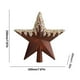 thumbnail image 3 of Decoración navideña, adornos navideños, regalos navideños, estrella de árbol de Navidad color chocolate Decora las estrellas, 3 of 3