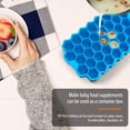 thumbnail image 4 of Food-Grade Silicone Ice Cube Tray with Lid and Storage Bin for Freezer, Easy-Release 2*36 Small Nugget Ice Tray with Spill-Proof Cover&Bucket, Flexible Ice Cube Molds with Ice Container, Scoop Cover, 4 of 5