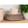thumbnail image 4 of 10 Strawberry Street Wazee Matte 16 Piece Coupe Dinnerware Set, Blush Pink, 4 of 8