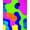 Pink, Pattern 2, variant on ODIKA 4'x6' Machine Washable Non-Slip Area Rug, Groovy Hand Shaped Abstract Bath High Traffic Rug, Pink, 148839