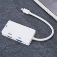 thumbnail image 4 of Convertidor dp adaptador de cable displayport convertidor 3 en 1 DP MiniDP a HDMI DVI VGA adaptador de Cable sin necesidad de fuente de alimentación externa ANGGREK Otros, 4 of 8