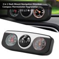 thumbnail image 2 of BSMEAN 3 in 1 Multifunctional Car Compass Ball Compass With Thermometer Car Accessories, 2 of 7