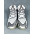 thumbnail image 4 of Adi-das Pro BOOST Mid Basketball Shoes White Silver FW9511 Men Size 11.5, 4 of 6