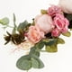 thumbnail image 5 of 2x es de Peonía Artificial para Puerta de , Peonías Rosas, Floral para Puerta de Bienvenida, Colco Decoración de dintel de flores artificiales, 5 of 8