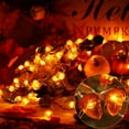 thumbnail image 2 of Acorn String Lights Battery Operated,13ft 40LED Acorn Fairy Light, 8 Lighting Modes with Remote for Thanksgiving Festival Indoor Fireplace Mantel Autumn Decoration, 2 of 7