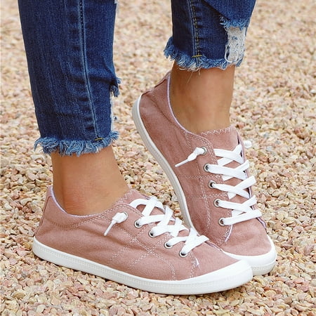 

LnjYIGJ Flats Shoes Low-cut Canvas Shoes One-foot Lazy Korean Version Student Casual Flat Shoes