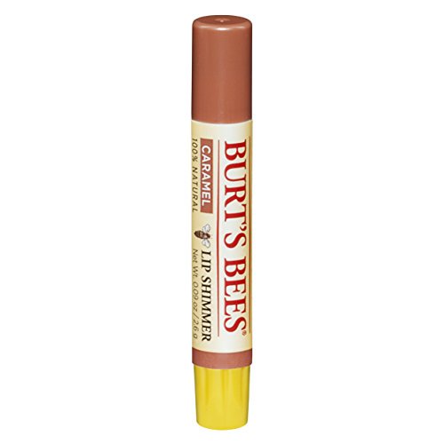 3 Pack Burt's Bees Lip Shimmer, Caramel 0.09 oz Each