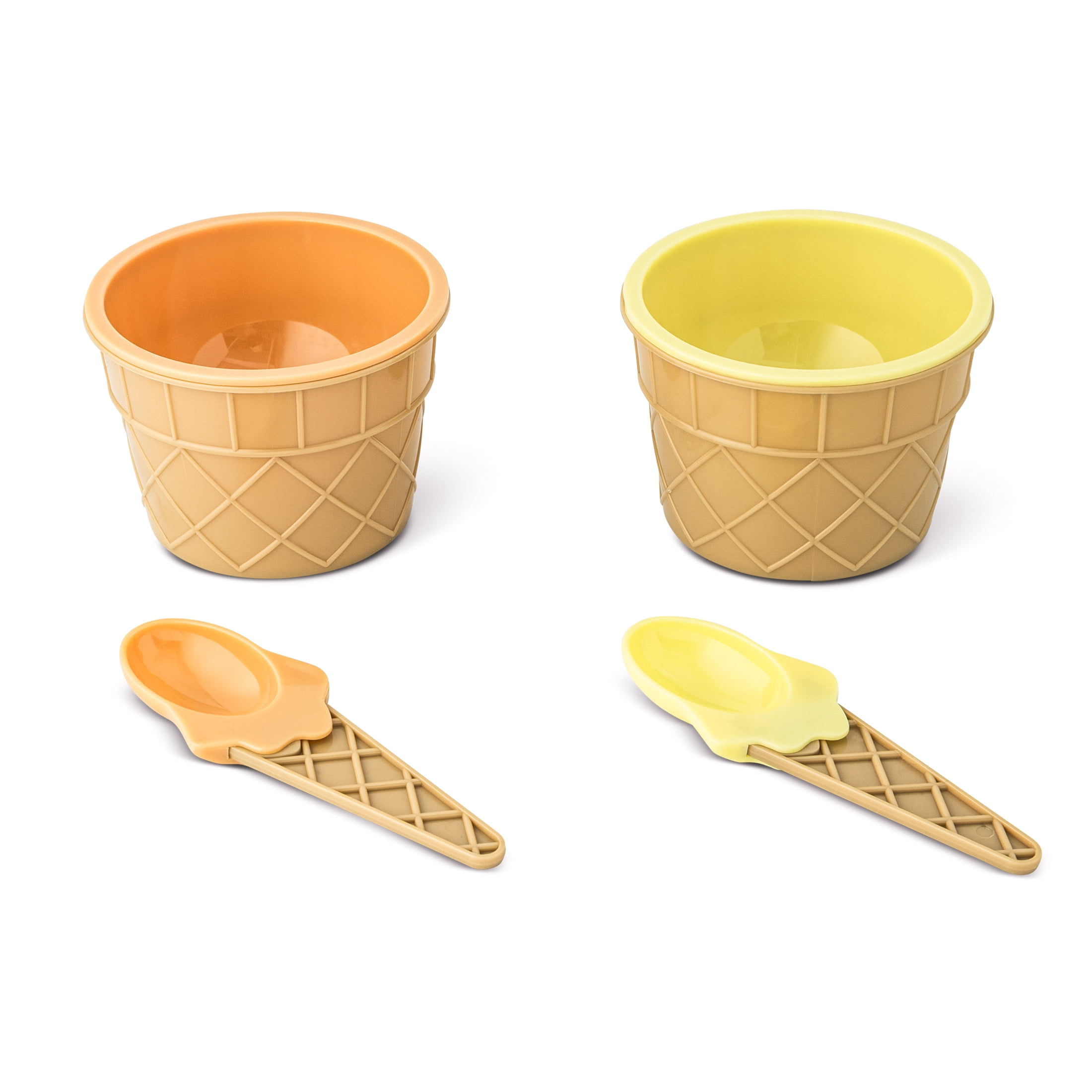 Thyme & Table Ice Cream Bowls - Yellow, 2-Pack