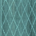 thumbnail image 1 of Ahgly Company Indoor Square Abstract Light Blue Modern Area Rugs, 4' Square, 1 of 4