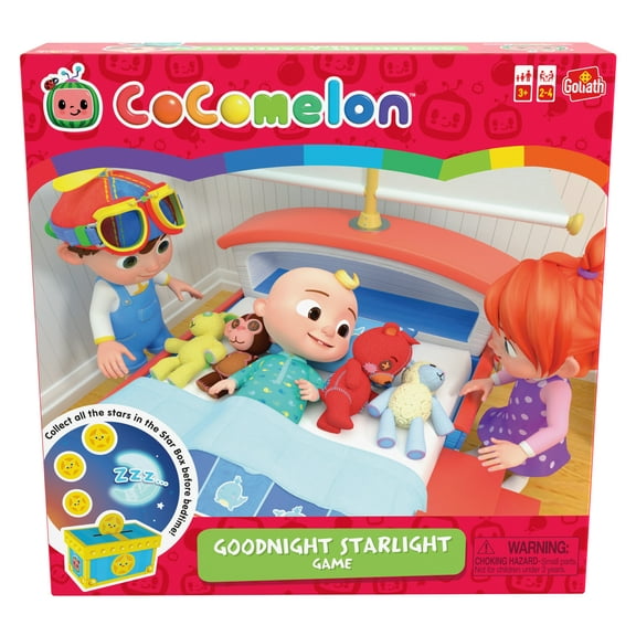 Goliath CoComelon Goodnight Starlight Board Game - Help JJ and Friends Get Ready for Bed