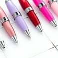 thumbnail image 3 of CCOCC 2026 New Beadable Ballpoint Pen with Keychain, 5Pcs 1.0Mm Signature Pen, Metal Stationery Pen, Bead Rollerball Pen for School and Office, 3 of 7