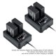 thumbnail image 5 of Cargador de batería JJC NP-W126 NP-W126S USB de doble ranura para Fuji, 5 of 9