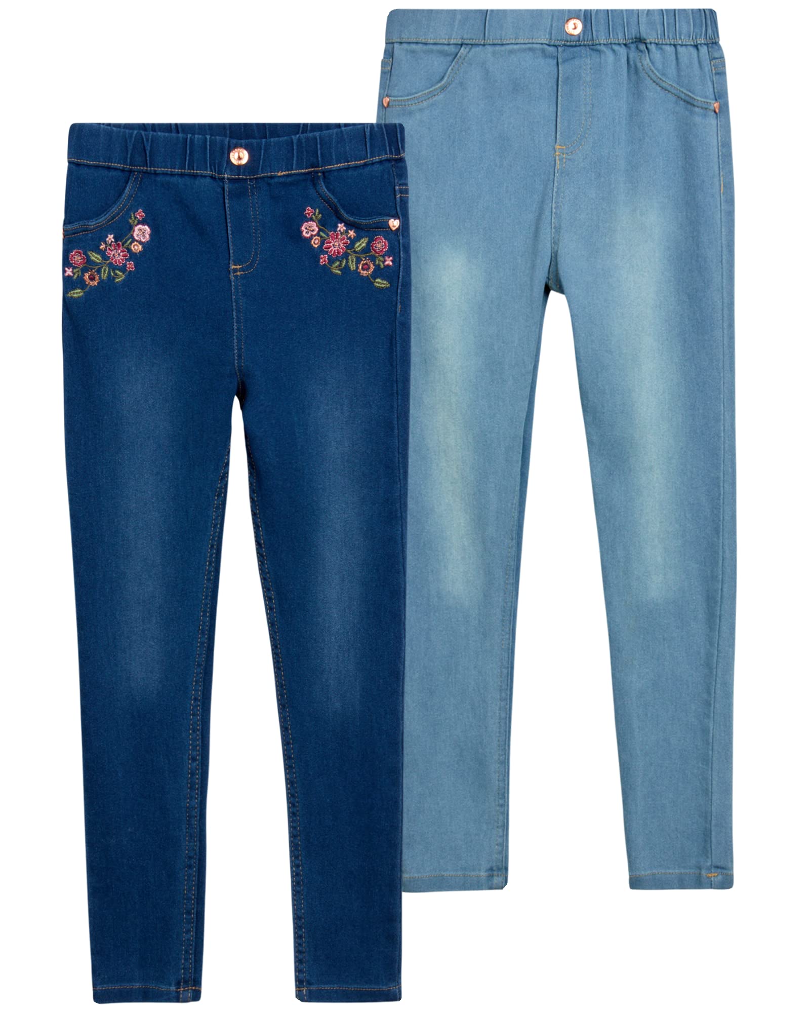 size 7 jeans in inches