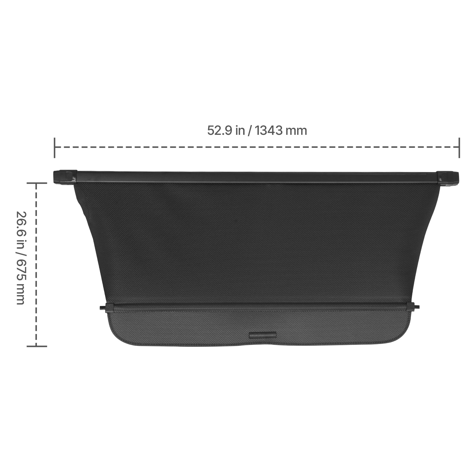 KFFKFF Retractable Cargo Cover, Carbon Fiber Textured Trunk Shield, Privacy Protection for Luggage, Easy-to-Install Security Shade, Compatible with Honda CRV 2023-2025 5-Seater