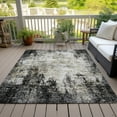 thumbnail image 6 of Addison Rugs Chantille Indoor/Outdoor Transitional Abstract Black Washable Rectangle Rug, 5' x 7'6", 6 of 6