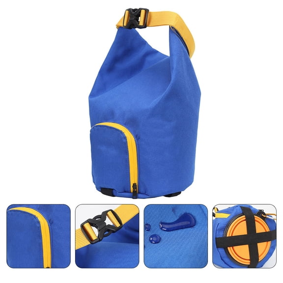 TITINICE 1Pc Practical Blue Dog Food Storage Bag Waterproof Material Outdoor Use