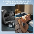 thumbnail image 4 of MOONORAH Grounding Mat for Bed, Earthing Mat Grounding Pad for Sleeping, Anti-Slip PU Leather Grounding Mattress with Cord for Reduced Anxiety, Pain, Inflammation, Headache Relief, Balance - Queen, 4 of 9