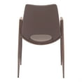 thumbnail image 5 of Desi Dining Chair Brown & Walnut Dining Chair, Modern Style, Plush and durable faux leather fabric, Plywood, Indoor Dining, 5 of 5