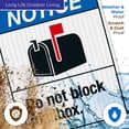 thumbnail image 5 of Do Not Block Mailbox Sign, ANSI Notice Sign,, 5 of 8