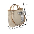 thumbnail image 3 of Alexis Bendel Women’s Vegan Leather Multi-Style Shopper Tote Everyday Handbag withScarves, 3 of 6