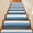 White Blue, variant on Stair Treads Non Slip Indoor for Wooden Steps, Haze Blue White Ombre 4 Pcs Stair Mats for Kids Elders Dogs, 8 x 30 Inch Vintage Gradient Striped Aesthetics Carpet Treads Runner Rugs for Staircase