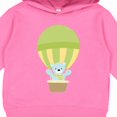 thumbnail image 3 of Inktastic Blue Bear, Cute Bear, Baby Bear, Hot Air Balloon Toddler Hoodie, 3 of 4