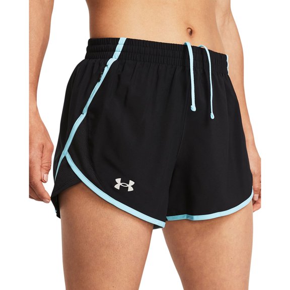 Women's Under Armour Fly-By Shorts Color: Black 4 Size: LARGE