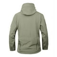 thumbnail image 6 of 2024 fishing Outdoor Jackets Men Shark Skin Soft Shell Tactical Waterproof Windbreaker Combat Jacket Mens Hooded Bomber Coats (Image Color,M 57-65KG), 6 of 7