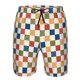 thumbnail image 3 of Balery Floral Checkerboard Traje de Baño Estilo Hawaiano para Hombre, Shorts de Secado Rápido con Bolsillos-Medium, 3 of 6