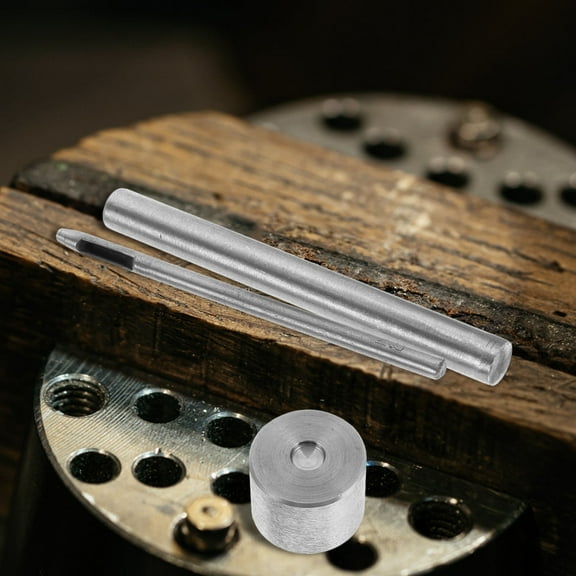 SWETRACE 1 Set Eyelet Hole Punch Tool for Grommet Setting Rivet Setting in Craft Projects