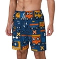 thumbnail image 2 of Gaeub Funny Steam Train Mens Swim Trunks Stretch Beach Shorts Quick Dry for Men Swim Shorts Swimwear with Pockets- Medium, 2 of 9