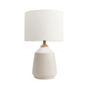 24-inch Bridget Ceramic Linen Shade Table Lamp