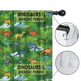 thumbnail image 4 of Blackout Kids Curtains,Green Dinosaurs Jurassic Pattern Childrens Insulated Curtains Set Of 2,Bedroom Essentials,Toddler Room Decor 42"x54", 4 of 5