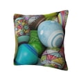 thumbnail image 2 of Wukai Easter Egg1 Premium Polyester Fleece Pillow Covers with Hidden Zipper Closure,Luxuriously Soft and Durable-22"x22", 2 of 7