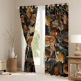 thumbnail image 3 of Feelyou Western Reindeer Black Out Curtains, Rustic Curtains Pack of 2 (42x63 Each), 3 of 6