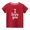 Red, variant on Penkiiy Toddler Kids Boys Girls Fashion Cute Round Neck Print Short Sleeve Top 7-8 Years Blue