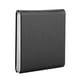 thumbnail image 1 of Estuche ultrafino para llevar cigarrillos en el bolsillo, de piel sintética, con marco de metal, tamaño normal de 10 unidades, color negro, 1 of 9