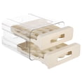 thumbnail image 1 of NUOLUX Apilable Beige Para Huevos Con Base Antideslizante Y Organizador Para Refrigerador, 1 of 6
