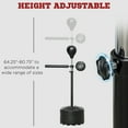 thumbnail image 4 of Soozier Speed Bag Boxing Bag Stand Reflex Training Equipment, 4 of 9