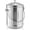 Silver, variant on Compost Bin for Kitchen Countertop, 1.3 Gallon Matte Copper Stainless Steel Compost Bucket with Lid, Odorless Food Waste Bucket with 2 Charcoal Filters, Indoor Compost Pail with SOFT-GRIP Handle