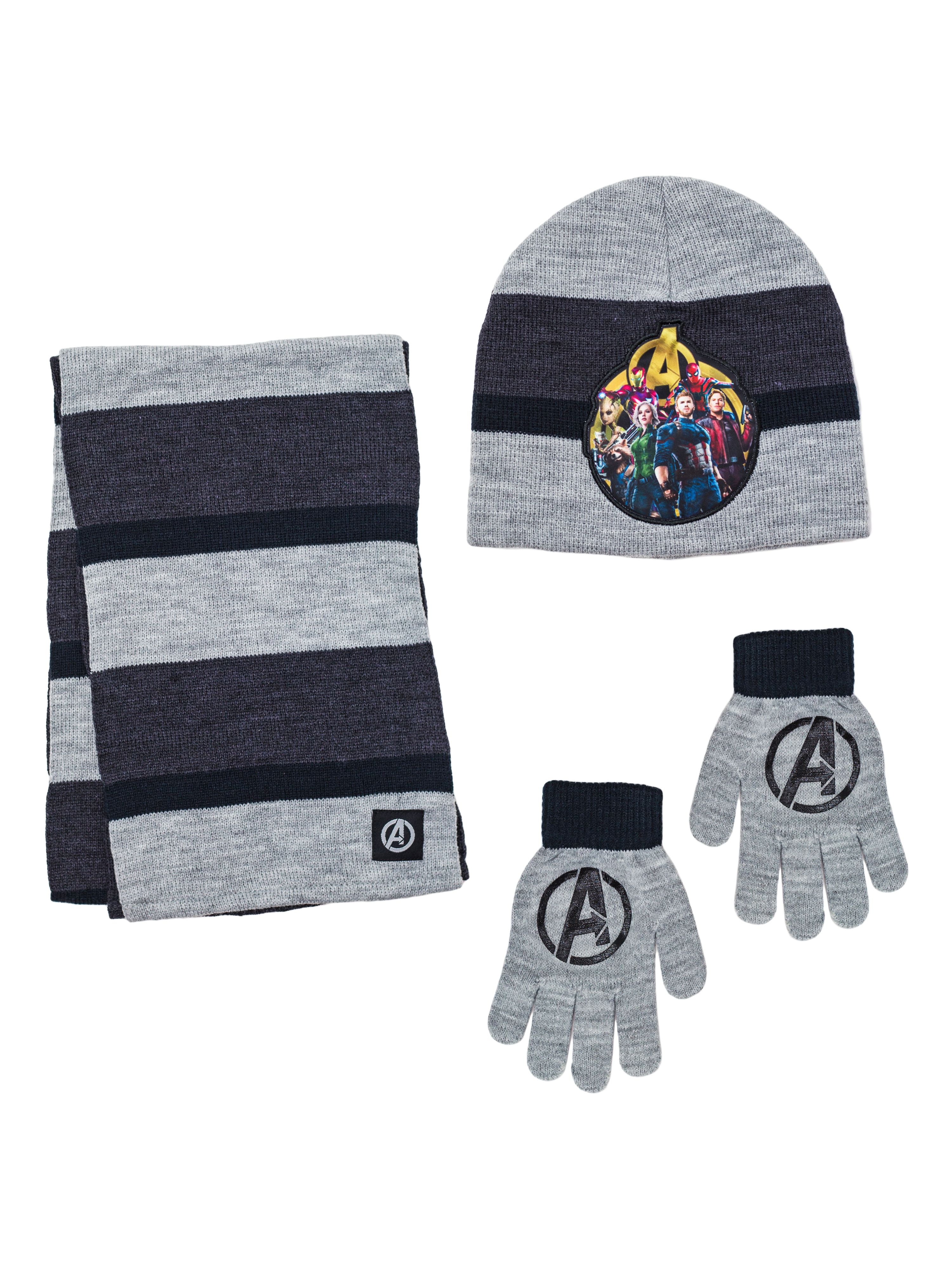avengers hat scarf and gloves